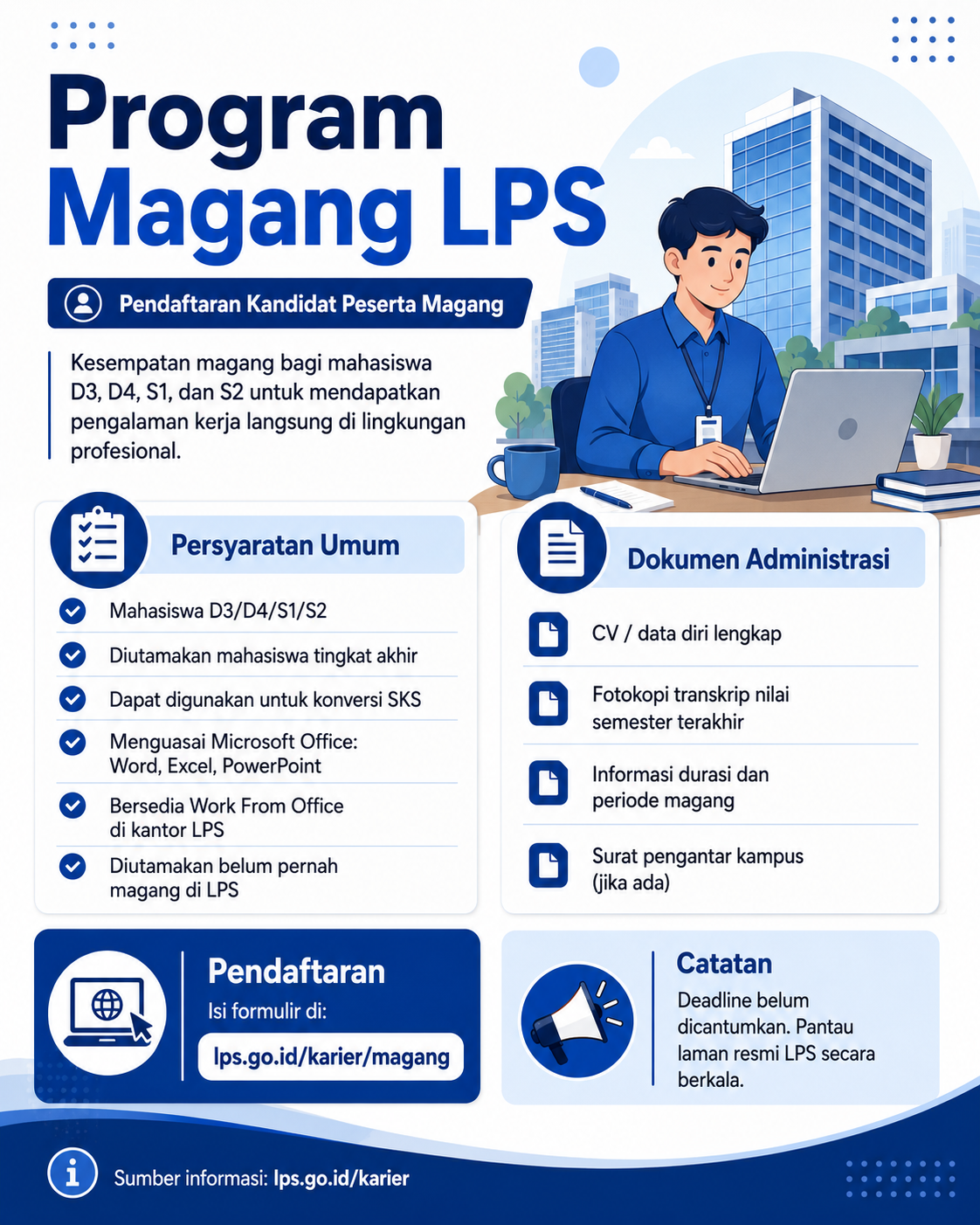LPS Sediakan Pendaftaran Program Magang bagi Mahasiswa D3 hingga S2