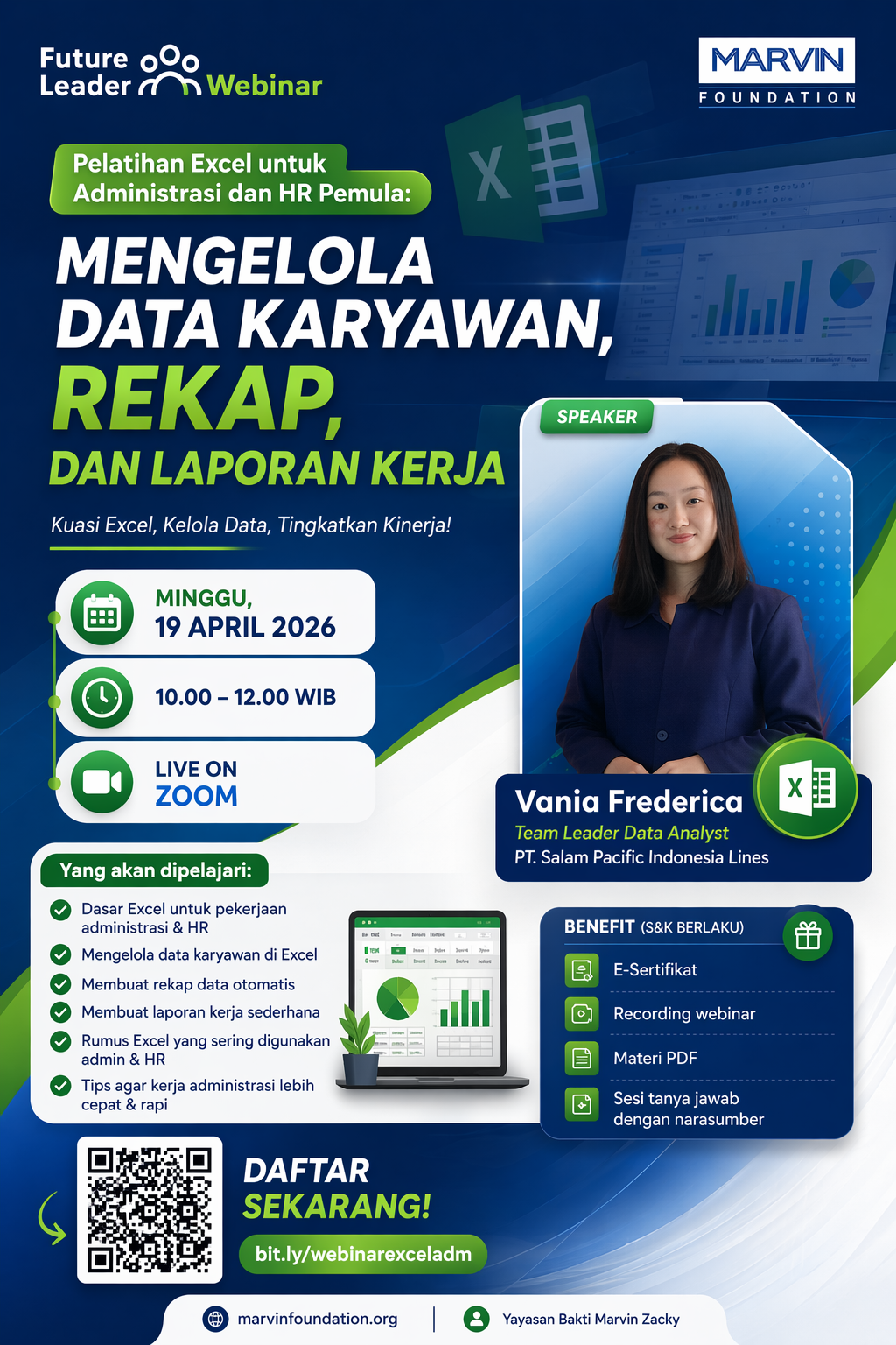 Pelatihan Excel untuk Administrasi dan HR Pemula, Belajar Kelola Data Karyawan hingga Laporan Kerja